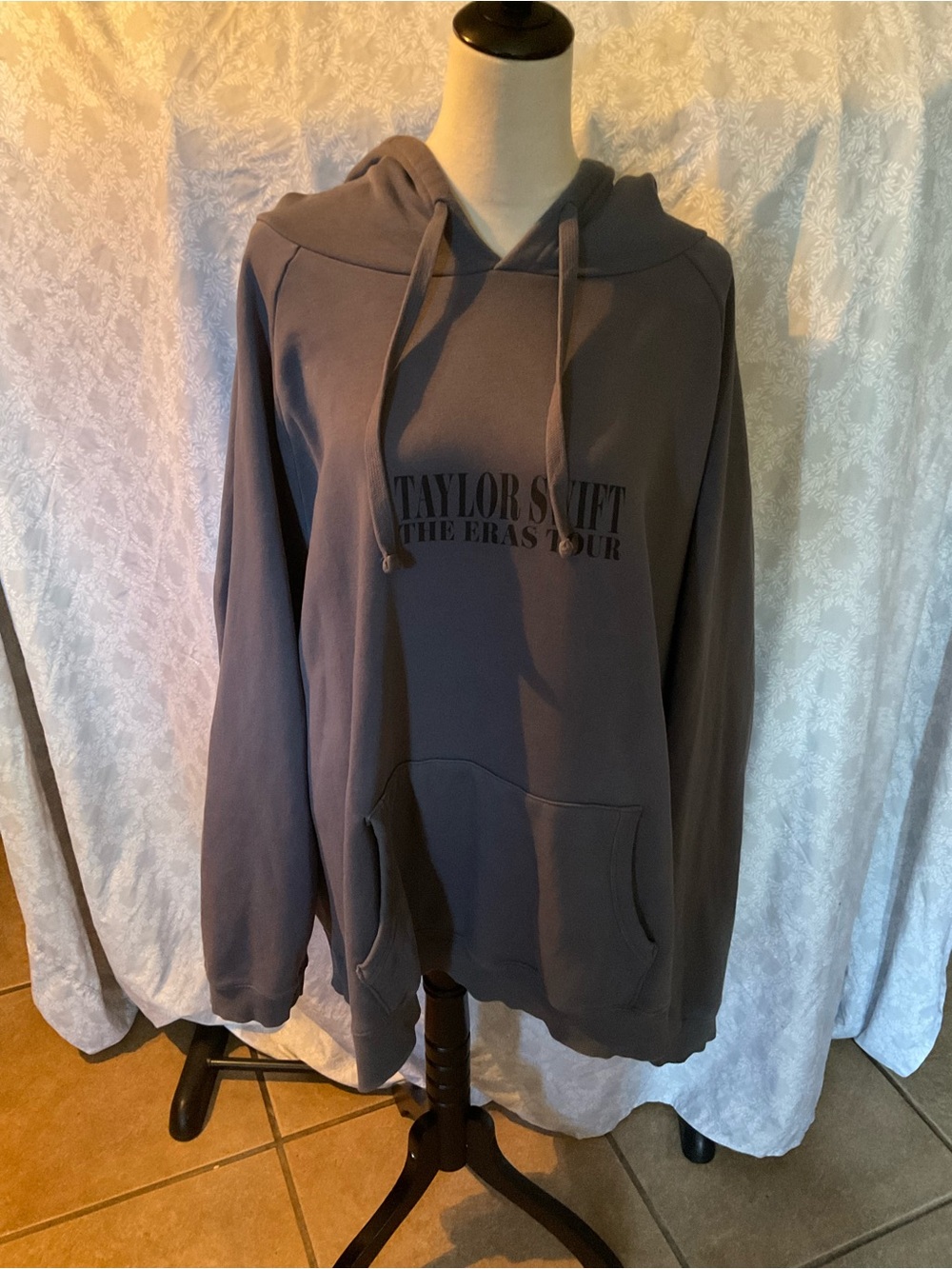 Taylor Swift Men's Charcoal Gray The Eras Tour Hoodie